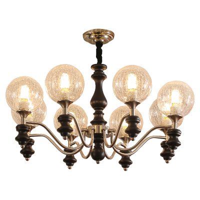 白蜡木高端客厅灯大气设计师款