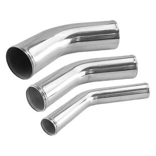 汽车改装进气铝管45度涡轮增压进气管外径35-127mm弯管长度300MM
