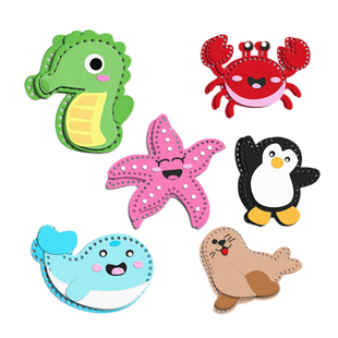 儿童缝缝乐手工不织布包幼儿园diy创意手工制作材料包小女孩玩具6