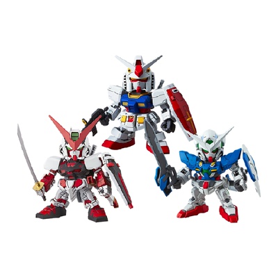 万代Q版风灵元祖高达拼装模型