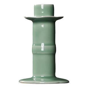 青瓷灯座多功能供奉烛台佛前摆件家用蜡烛液体酥油灯莲花烛台供灯