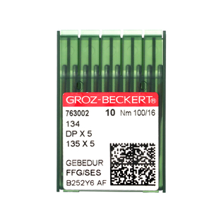 格罗茨DP×5金针防热针RUT镀钛防钻绒锁眼机套结机双针车机针