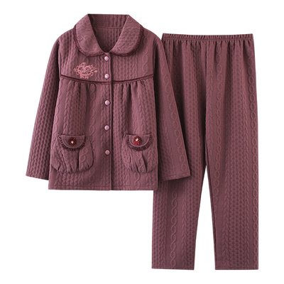 可外穿纯棉长袖保暖家居服