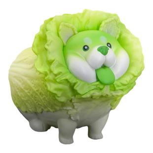正版DODOWO蔬菜精灵系列盲盒朋吉白菜狗蓝花鼠大蒜喵手办摆件