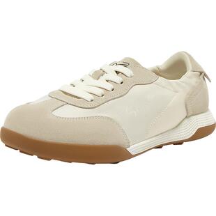 百思图2025秋季新款德训鞋时尚复古街头潮流女休闲鞋CN313CM5