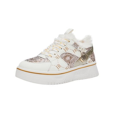 HR赫莲娜2025冬季新款刺绣板鞋