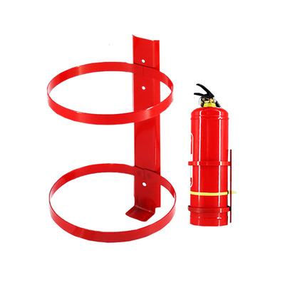 加厚灭火器挂架3/4kg连体双挂件