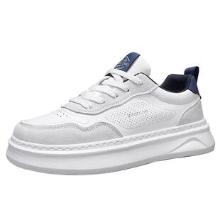 意尔康2026新款男鞋春季季百搭小白鞋软底透气男潮流百搭休闲板鞋