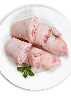 生鲜原切猪蹄筋冷冻猪脚猪手食材猪肉带筋速冻食用冻品冷鲜猪蹄块