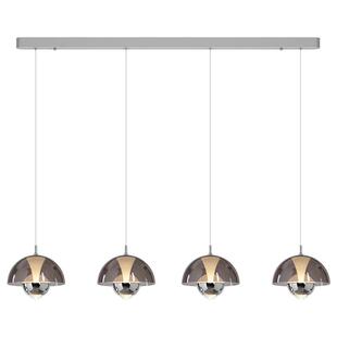 新特丽伴月餐厅吊灯法式意式轻奢三头花苞灯餐厅吧台设计款餐桌灯