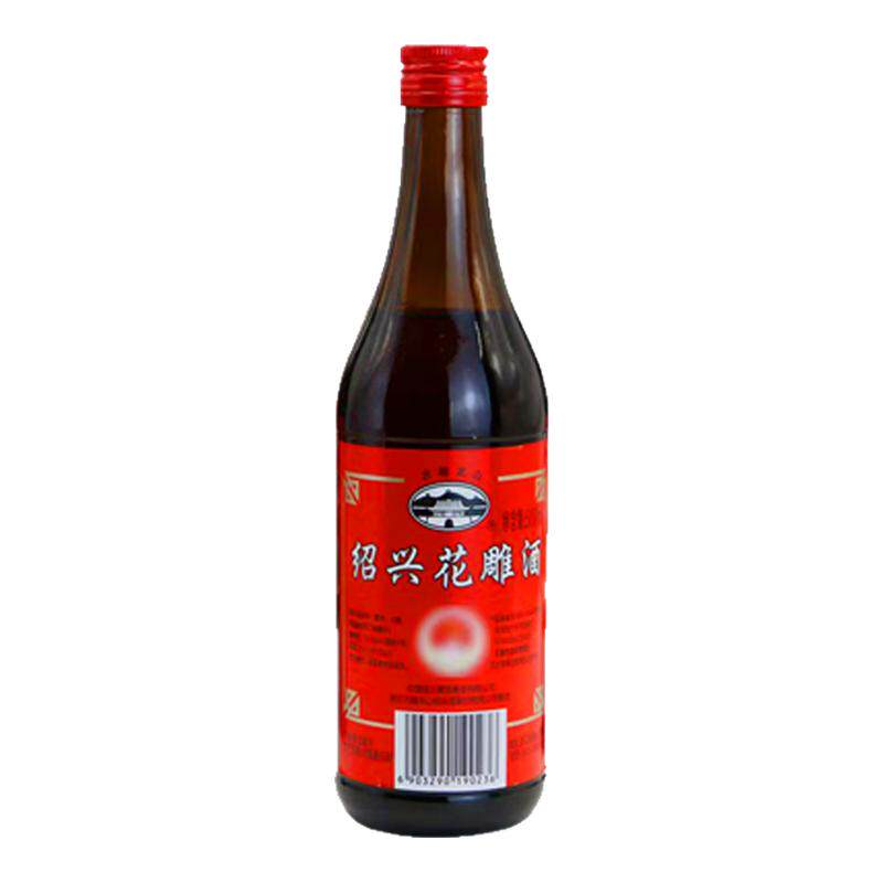 古越龙山绍兴花雕酒500ml单瓶正宗花雕酒半干型黄酒高度黄酒料酒