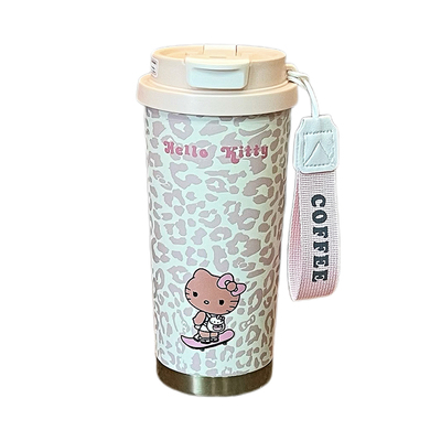 kt猫保温杯女生高颜值316吸管杯