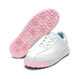 高尔夫球鞋女士防滑运动鞋子弹力免系鞋带小白鞋轻便防水休闲百搭