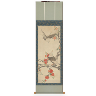宋氏装裱卷轴挂画茶室玄关餐厅国画作品字画古画山水画装饰画道具