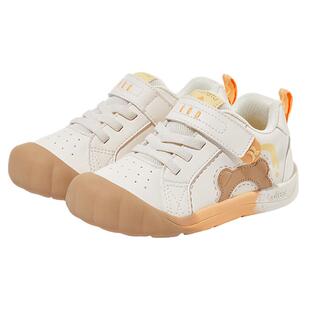 卡特兔宝宝学步鞋2024新款男童软底板鞋女童皮面小白鞋婴幼儿童鞋