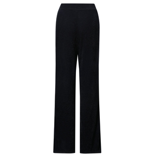 La Koradior拉珂蒂时尚秋季新款丝绒休闲直筒裤九分裤长裤子通勤