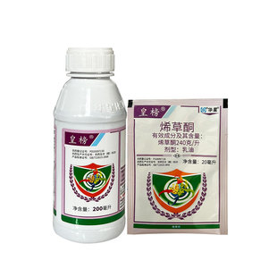 华星皇榜24%烯草酮大豆油菜田 防除牛筋马唐稗草禾本科除草剂农药