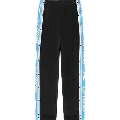 李宁CBA篮球全开秒脱排扣裤男款