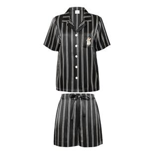 明星同款BEAST野兽派日进斗金小奶狗情侣真丝睡衣生日新年礼物