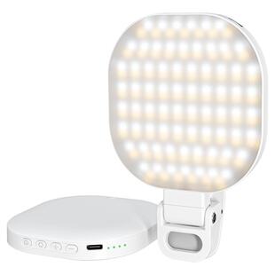 ZCJB手机补光灯便携式户外拍摄打光灯拍照自拍外拍摄影灯单反相机口袋灯豆腐灯直播灯人像美颜灯