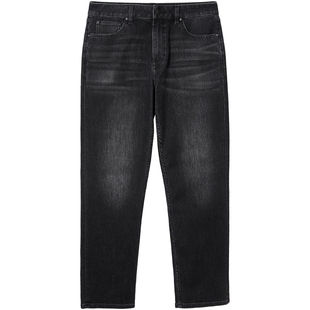 [高弹]903杰克琼斯男装秋季复古水洗宽松直筒牛仔裤男款长裤子