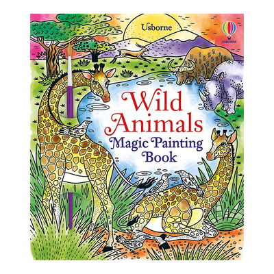 野生动物涂色书英文原版