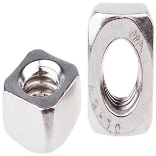 304/316L不锈钢四方螺母薄四角螺帽201方形螺丝帽大全M3M4M5M6M8