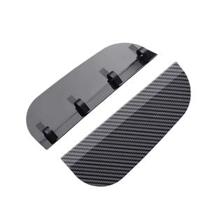 汽车后视镜碳纤纹雨眉倒车镜遮挡雨防尘挡板卡扣式雨眉车身装饰品