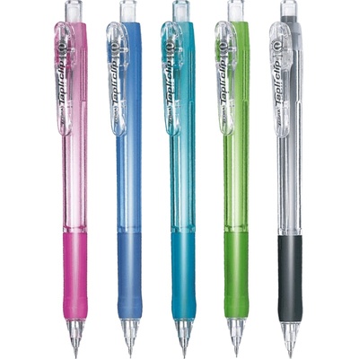 透明彩杆MN5斑马自动铅笔