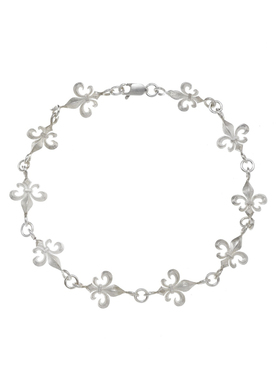 鸢尾花925纯银手链高级感