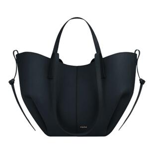 [中国限定]Polene波灵恩Cyme Mini 深海蓝荔枝纹牛皮托特包