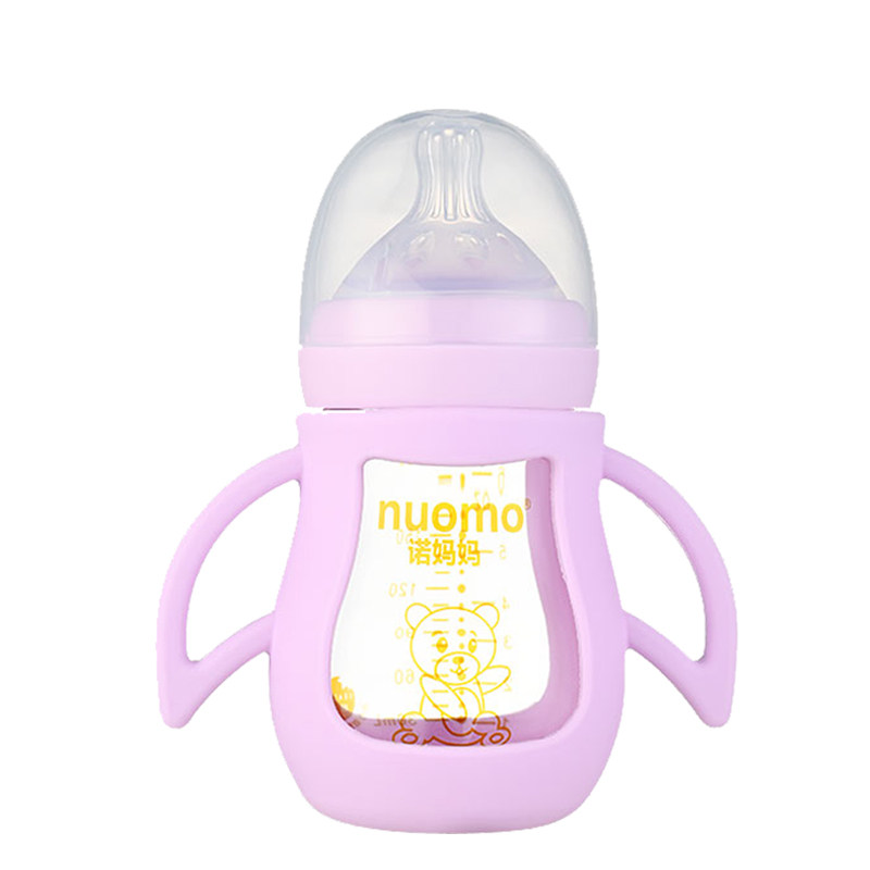 宽口新生儿防胀气玻璃奶瓶180mL