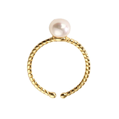 天然淡水珍珠戒指女款