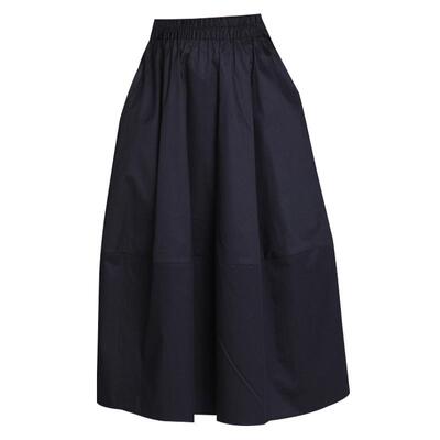 黑色灯笼裙休闲裙松紧腰半身裙