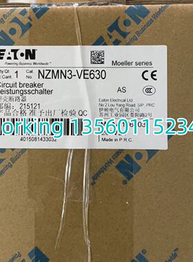 议价EATON伊顿穆勒 塑壳断路器NZMN3-VE630-AS开关 选择保护全新