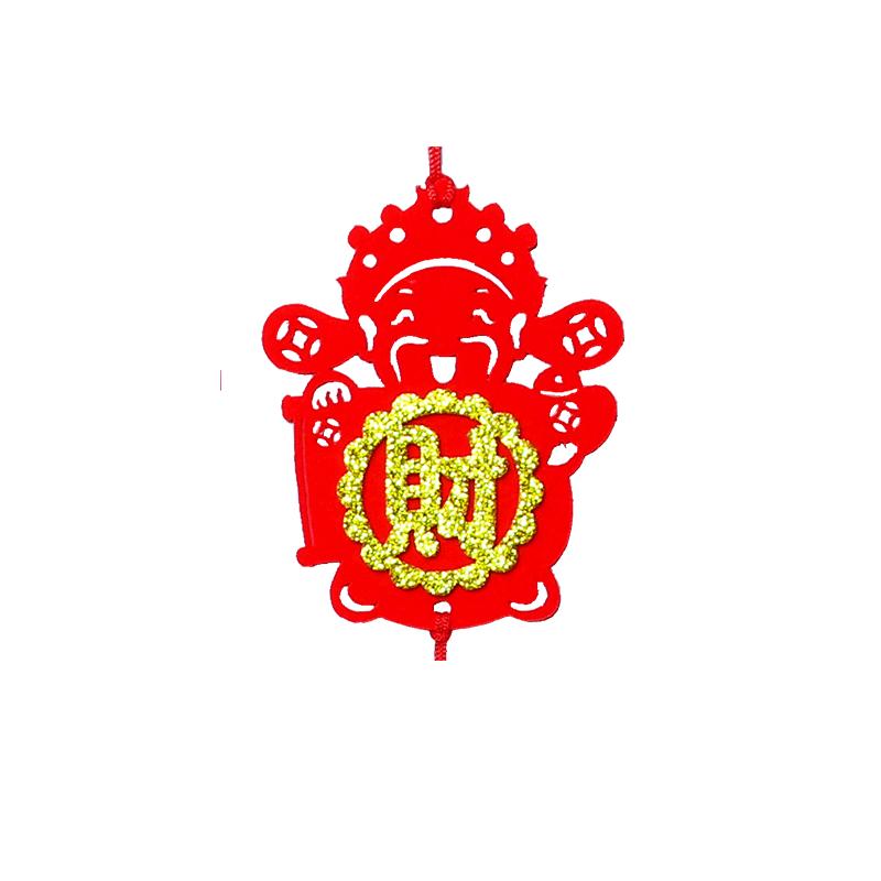 2026马年节日新年装饰品盆景挂件春节室内布置树上小灯笼挂饰过年
