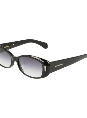 【自营】FERRAGAMO菲拉格慕墨镜气质新款遮阳圆框太阳镜SF2021SLB