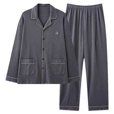 2025新款纯棉睡衣春秋季男士长袖大码套装可外穿秋冬款家居服男款
