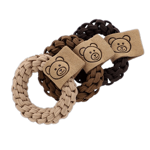 加粗多股橡皮筋女扎头发绳高弹力耐用马尾绑发头绳小熊发圈头绳