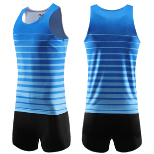 田径服套装男女体考体育生零阻力训练比赛专业短跑运动服背心定制