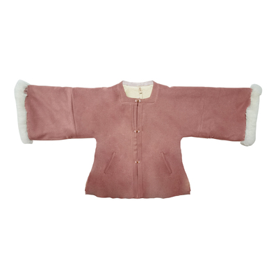 彩云涧明制汉服方领半袖冬款毛呢汉服星星呢保暖时尚百搭国风外套