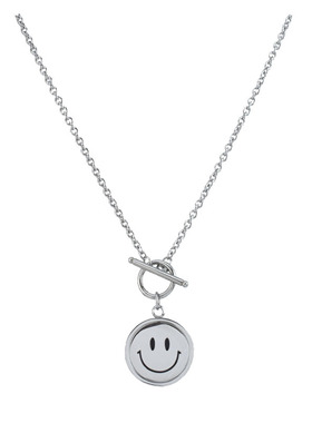 双面表情青春风笑脸项链男女同款