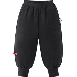 【国风】迷你巴拉巴拉男女童儿童裤子加绒宝宝新中式冬季保暖长裤