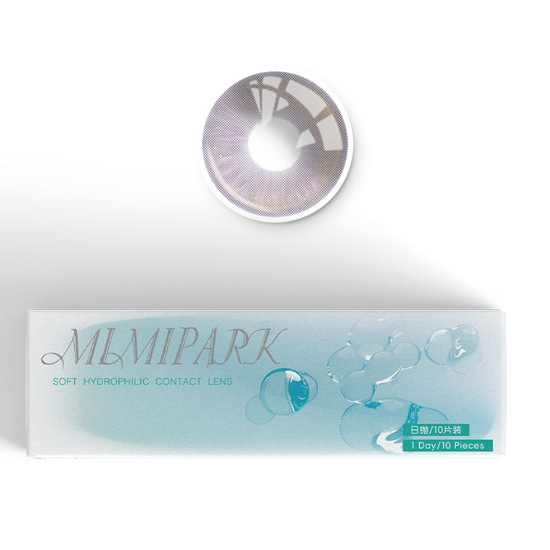 MIMIPARK日抛定轴美瞳日抛大小直径显色隐形眼镜十片装