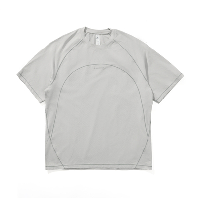 瞬时山野Monterest户外吸湿速干抗菌运动分割撞色短袖圆领T恤男款