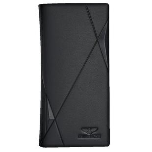 正品法莱阿玛尼钱包男款2026新款真皮长款钱夹男士生日礼物高级感