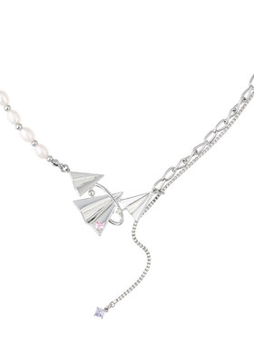 BZV云端漫游彩色锆石珍珠项链