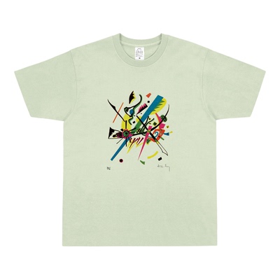 康定斯基艺术透气印花t恤