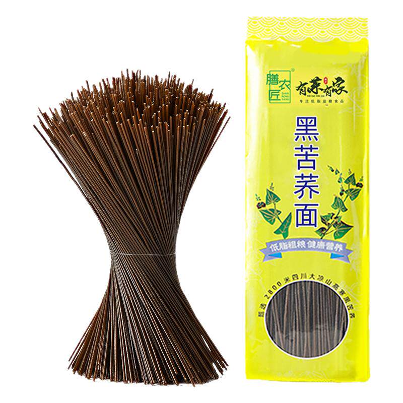 膳农匠纯大凉山黑苦荞麦面条全麦
