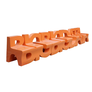 创意玻璃钢字母座椅定制户外卡通坐凳英文靠背椅商场方形休闲座椅